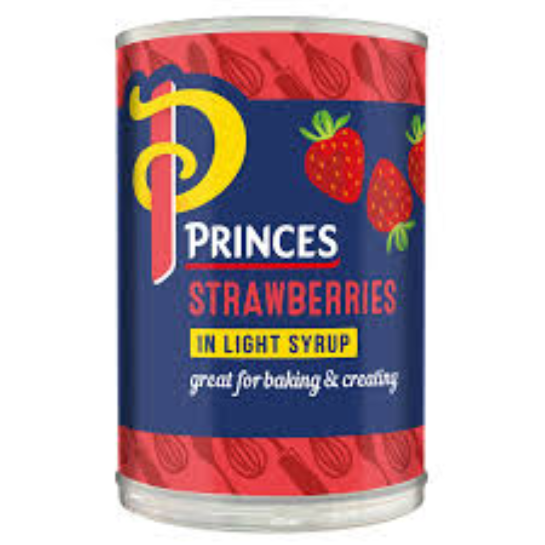 PRINCES STRAWBERRY IN LIGHT SYRUP 410G